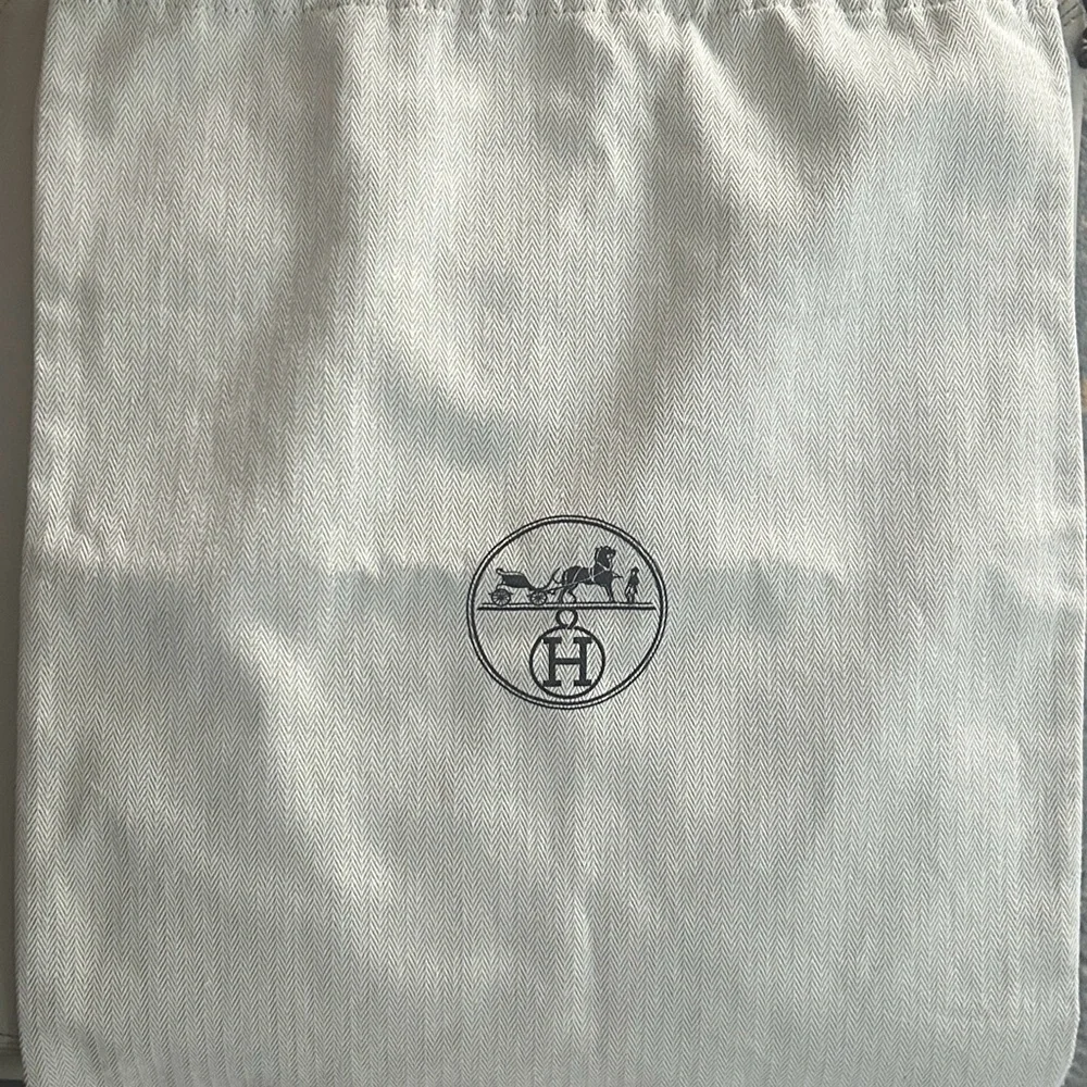 Hermes Large Dustbag with Drawstring Closure